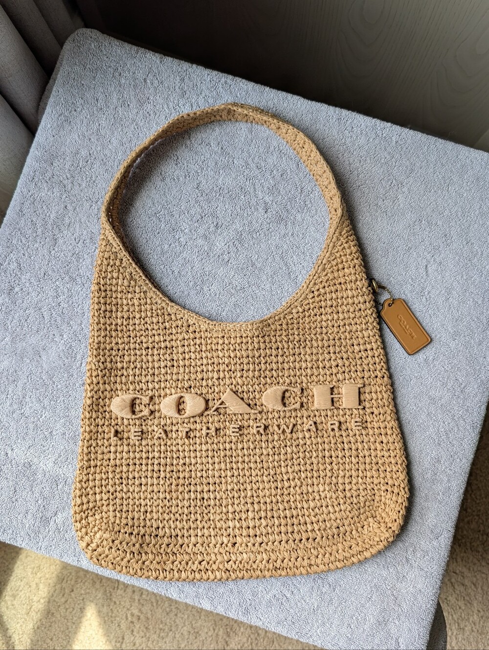 Coach Brooklyn 28 In Natural Straw